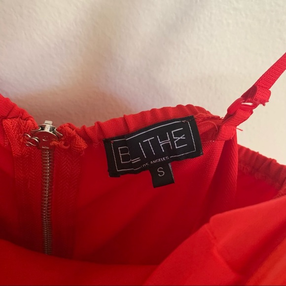 Blithe Red Romper - Picture 8 of 8